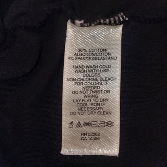 Vintage 80s DKNY Embroidered Logo Graffiti Black Knit Top Tee T-Shirt Stretch - Picture 11 of 14